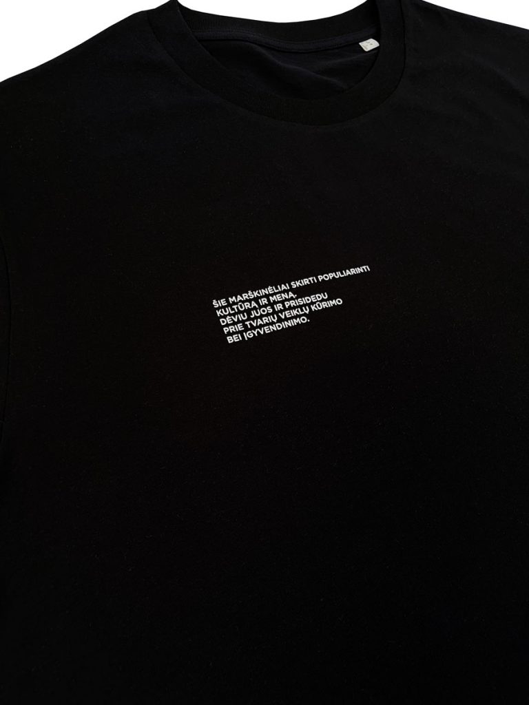 Ars Futuri t-shirt text